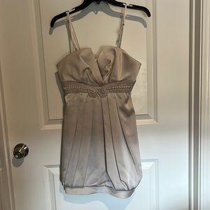 BCBG short satin dress